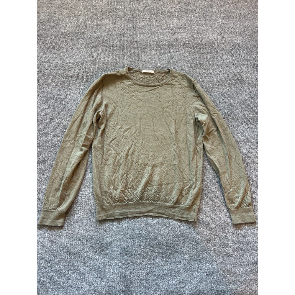 Fioroni Luxury Cashmere Alta Maglieria Italian Womens Beige Sweater Size 52 - Picture 2 of 9